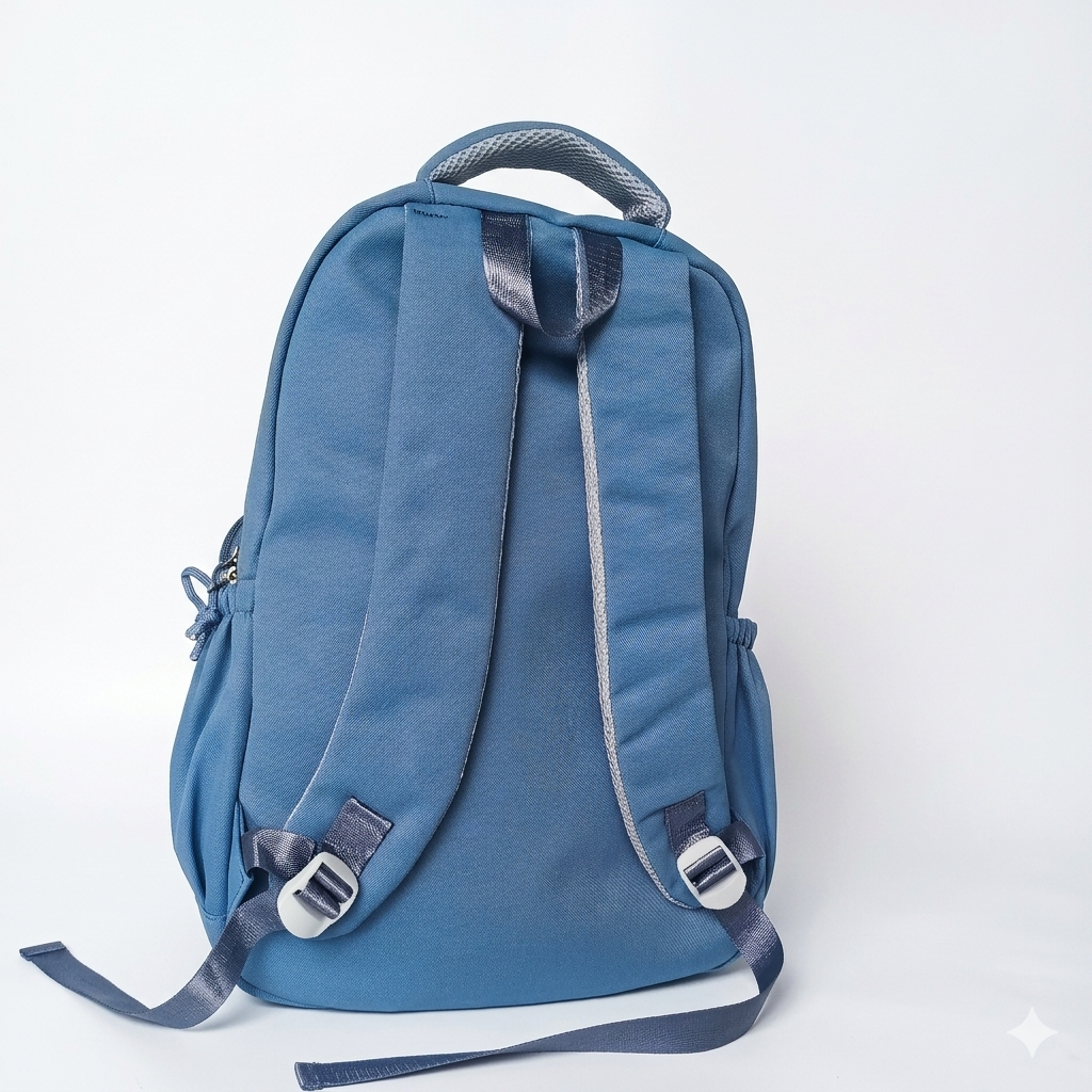 Stylish Multi-Compartment Backpack with Pouch – Water Resistant Daily Bag (34L)
