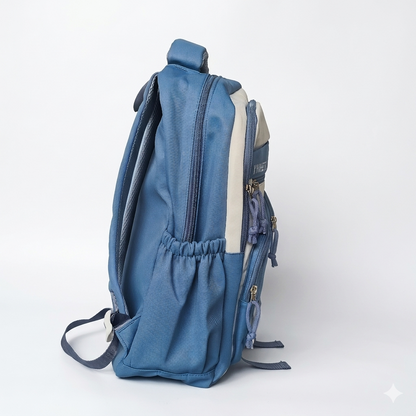 Stylish Multi-Compartment Backpack with Pouch – Water Resistant Daily Bag (34L)
