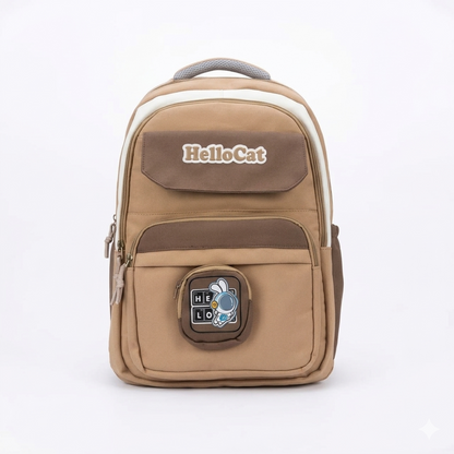 Premium Korean Aesthetic Backpack with Pouch – Water Resistant Laptop School & College Bag (34L)