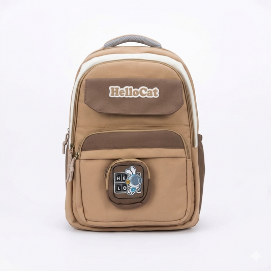 Premium Korean Aesthetic Backpack with Pouch – Water Resistant Laptop School & College Bag (34L)