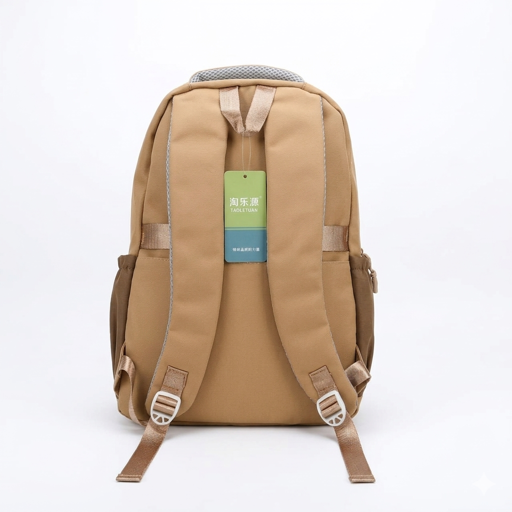 Premium Korean Aesthetic Backpack with Pouch – Water Resistant Laptop School & College Bag (34L)