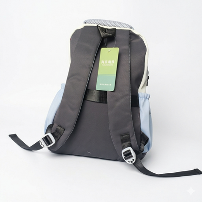 Cute Korean Bear Backpack for Kids & School – Waterproof Multi Pocket Laptop Bag (30L)