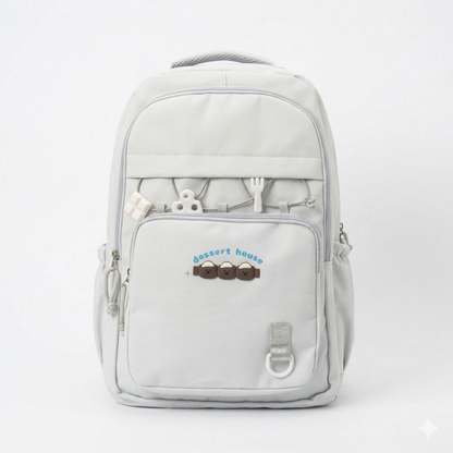 Cute Dessert Backpack – Lightweight Multi-Compartment School Bag (34L)