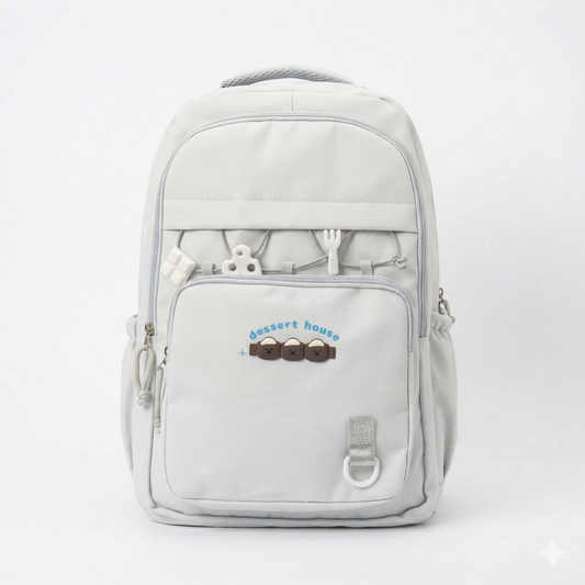 Cute Dessert Backpack – Lightweight Multi-Compartment School Bag (34L)