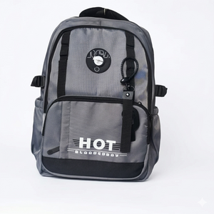 Urban Grey Backpack – Waterproof Multi-Compartment Laptop Bag (34L)