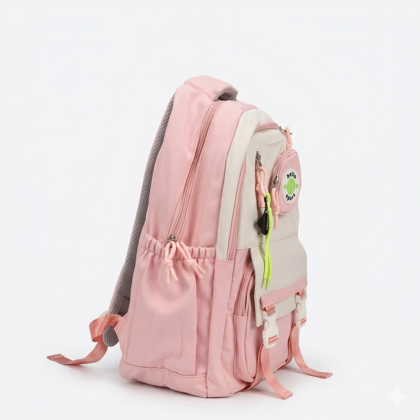 Cute Korean Aesthetic Backpack with Pouch – Waterproof School & College Bag (34L)