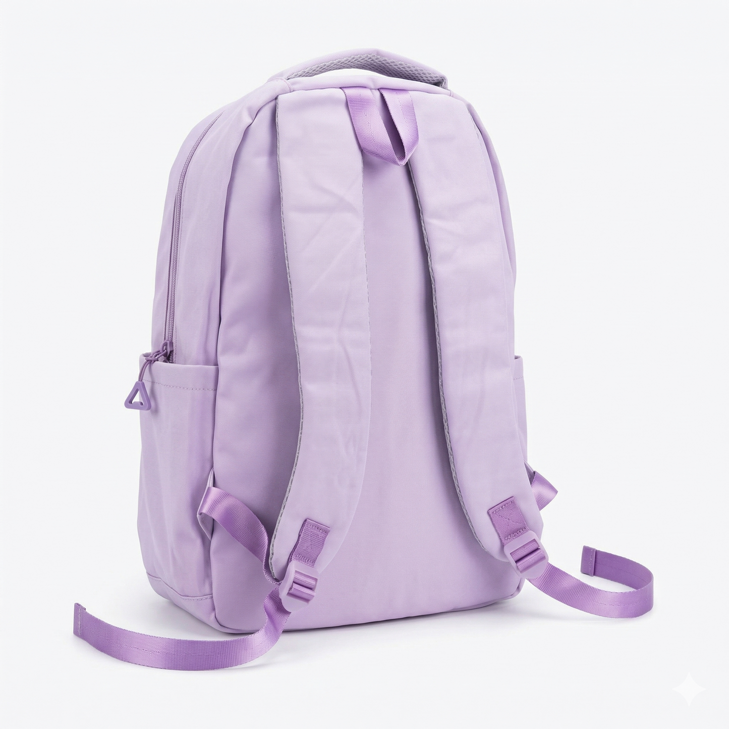 Korean Aesthetic Backpack for Girls with Detachable Pouch – Waterproof School & College Laptop Bag (34L, Purple White) (Sponsor)