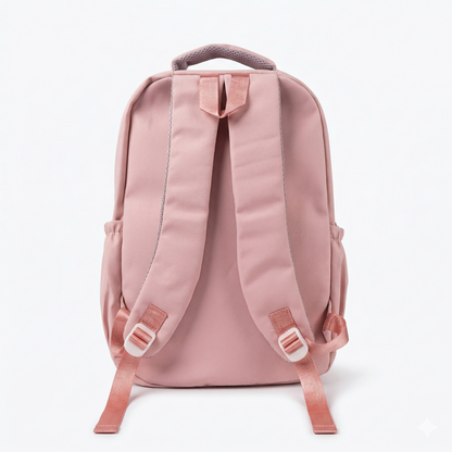 Cute Korean Aesthetic Backpack with Pouch – Waterproof School & College Bag (34L)