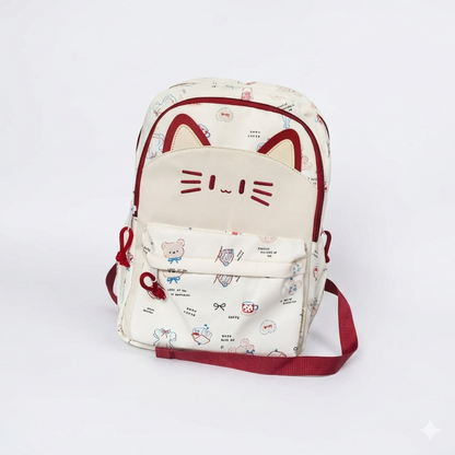 Cute Cat Kids Backpack – Lightweight School Bag