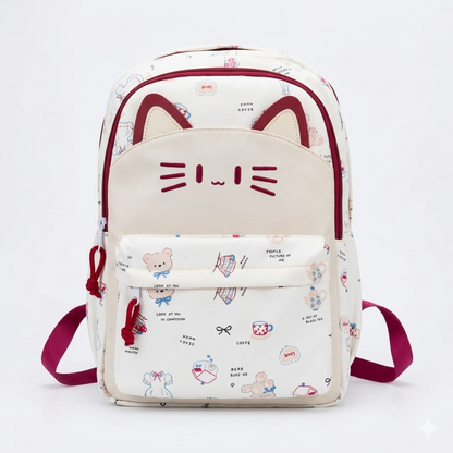 Cute Cat Kids Backpack – Lightweight School Bag