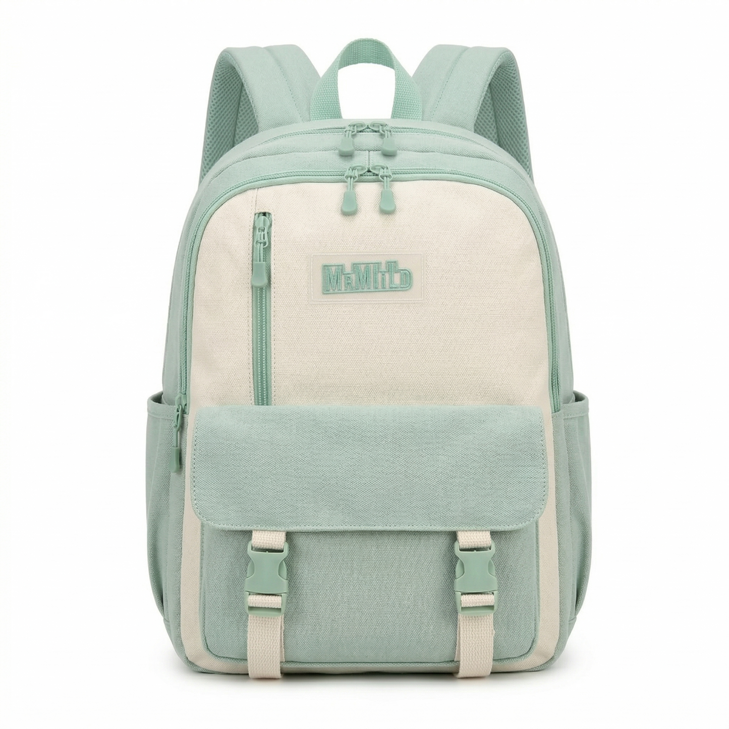 Korean Aesthetic Backpack for Girls with Detachable Pouch – Waterproof School & College Laptop Bag (34L, Purple White) (Sponsor)