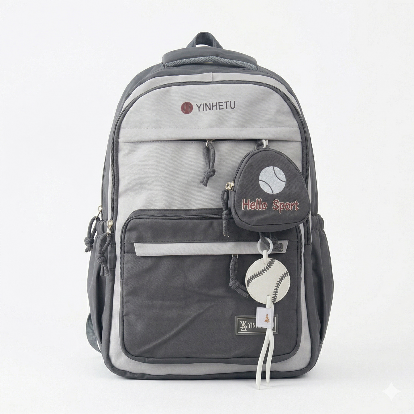 Premium Aesthetic Backpack with Pouch – Water Resistant Laptop School & College Bag (34L)