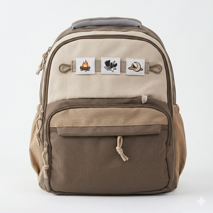 Minimal Travel Backpack for Men & Women – Waterproof Multi Pocket Laptop School Bag (30L)