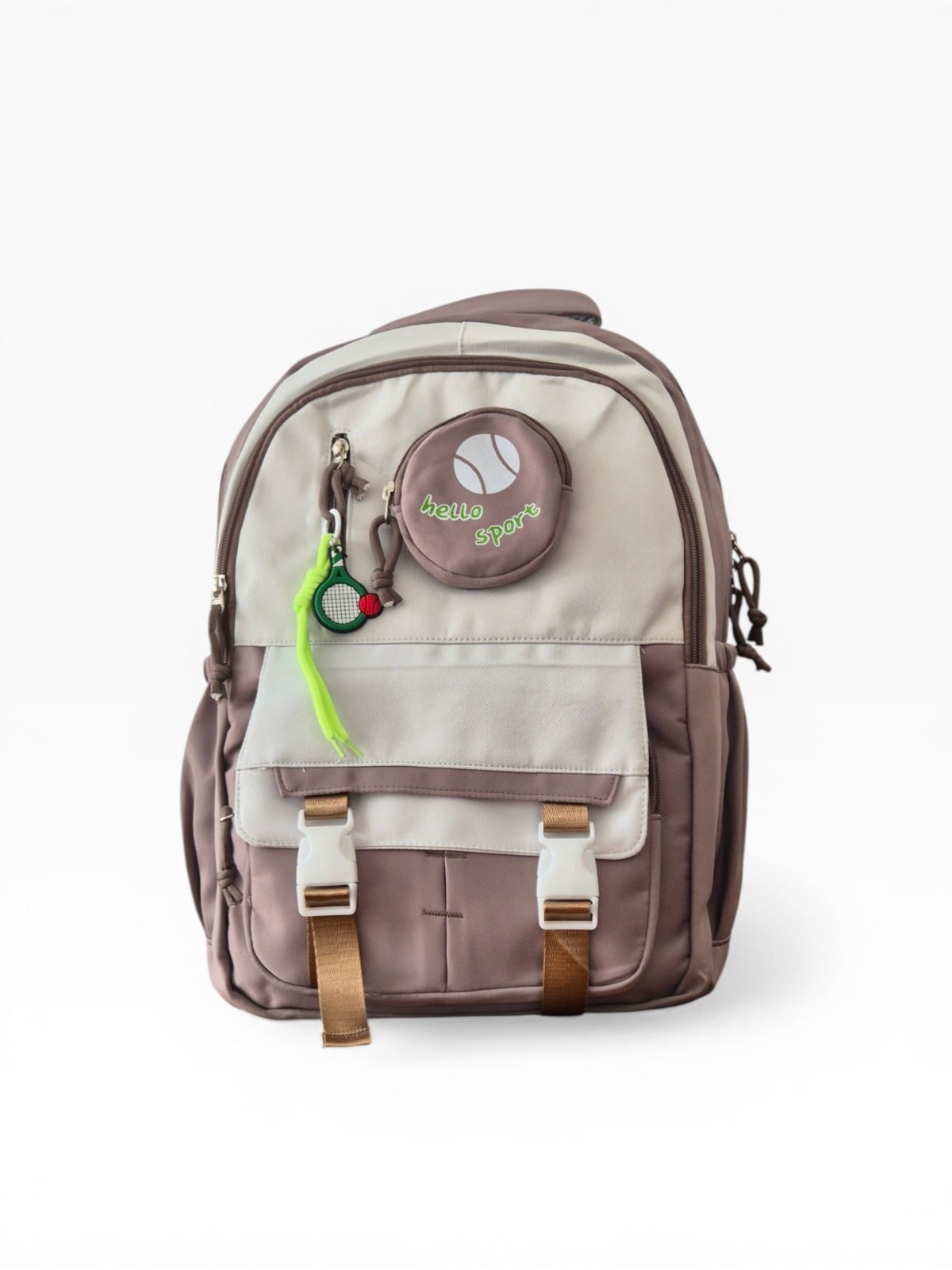 Cute Korean Aesthetic Backpack with Pouch – Waterproof School & College Bag (34L)